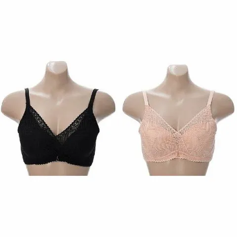 비비안 사은품+ 레이스 크로스 랩핑 몰드 브래지어 2종 세트BR373ASET