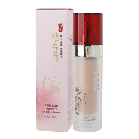 산수유 고은결 진 파운데이션 21호 라이트 베이지 40ml