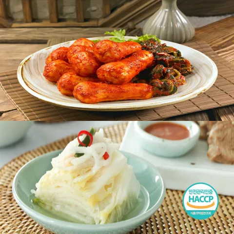 청량산봉화김치 총각김치5kg+백김치5kg