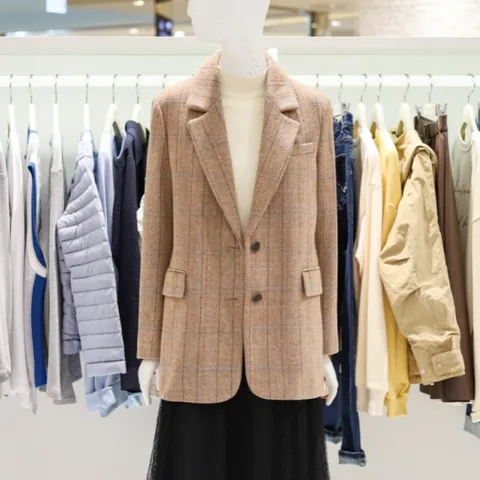 비지트인뉴욕  헤링본자켓 VXAJK90