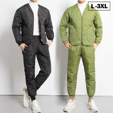 더마인드 남성 패딩세트 트레이닝세트 DD브이깔깔이세트