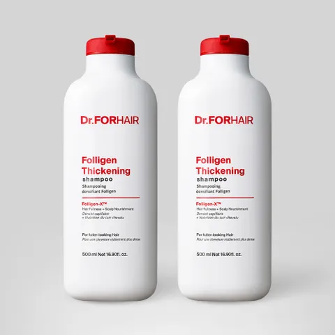 [닥터포헤어] 저자극 볼륨강화 탈모샴푸 폴리젠 씨크닝 샴푸 500mlx2
