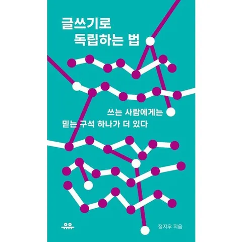 글쓰기로 독립하는 법:쓰는 사람에게는 믿는 구석 하나가 더 있다, 정지우 저, 유유