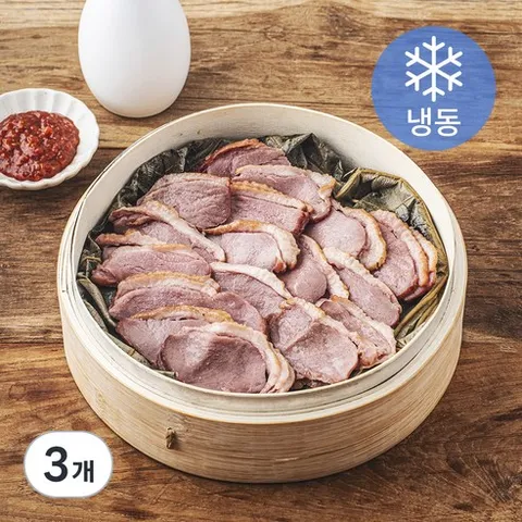 배나무골 연잎 오리 슬라이스 (냉동), 400g, 3개