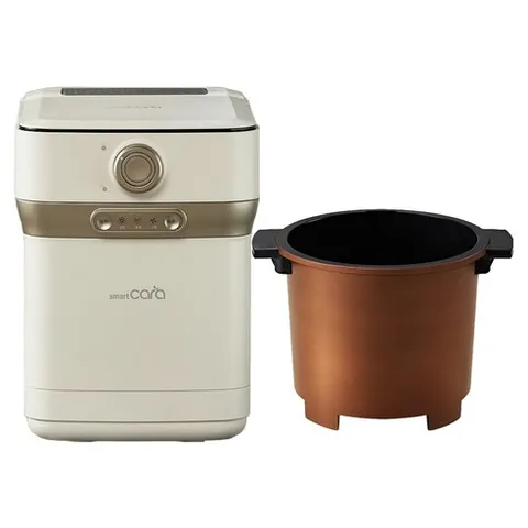 스마트카라 400 Pro X 건조분쇄 음식물처리기 2L + 건조통 세트, SC-D0209(음식물처리기), DR40A-P(건조통), 라이트베이지(음식물처리기), 브라운(건조통)