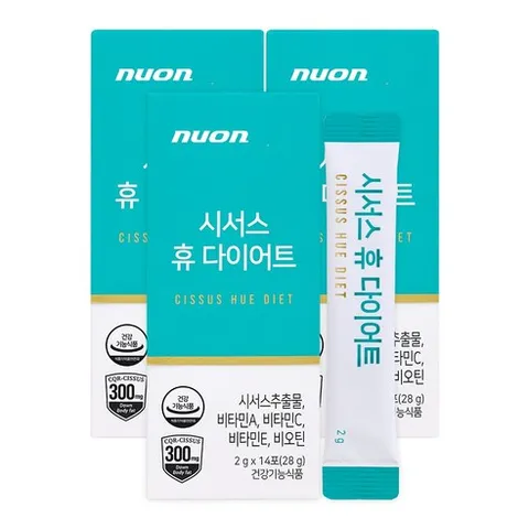 NUON 시서스 휴 다이어트식품, 28g, 3개