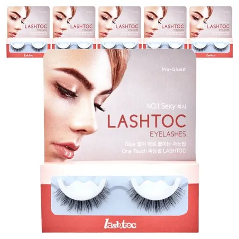 래쉬톡 쇼핑엔티 홈쇼핑 원터치 속눈썹, 섹시, 6개