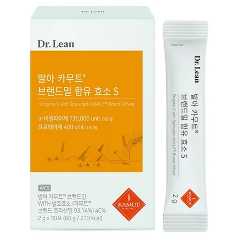 닥터린 발아 카무트 브랜드밀 함유 효소 S 30p, 60g, 1개