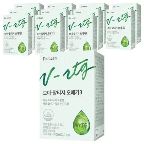 닥터린 브이 알티지 오메가3, 30정, 12개