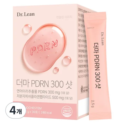 닥터린 더마 PDRN 콜라겐 300샷, 30회분, 2.5g, 4개