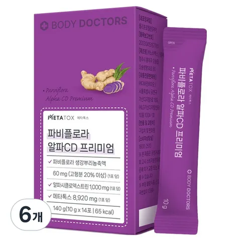 바디닥터스파비플로라알파CD프리미엄, 14회분, 6개