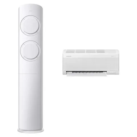 삼성전자 56.9㎡(17.2평) + 18.7㎡(5.7평) AI Q9000 홈멀티형 에어컨 AF60F17D11WRT + 리모컨 세트 방문설치, 일반배관형