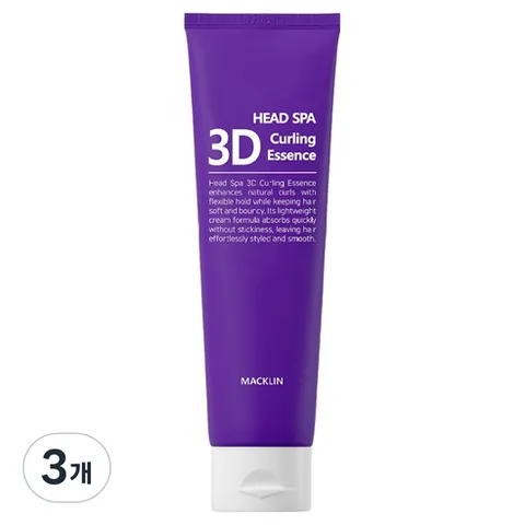 맥클린코스메틱 헤드스파 3D 컬링 에센스, 3개, 150ml