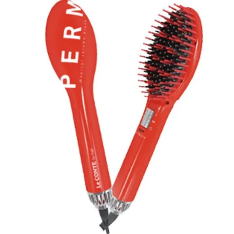 르꽁뜨바이헤어 펌브러쉬 열과바람 일명 속볼륨고데기, 레드, SSK003HI