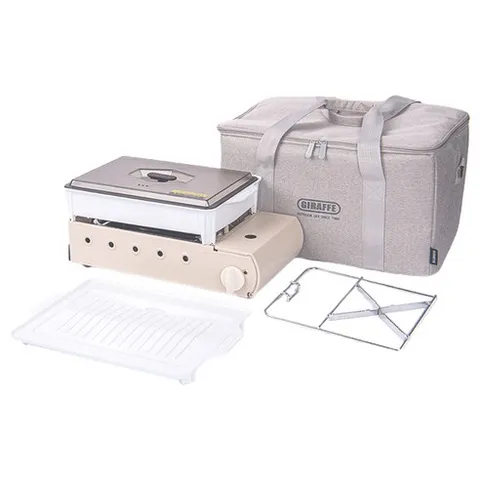 지라프 세라믹 구이바다 아이언 가스 그릴, 도트 화이트, 1개