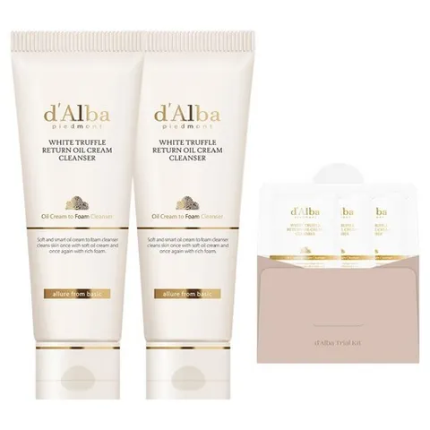 달바화이트 트러플 리턴 오일 크림클렌저튜브, 100ml, 2개