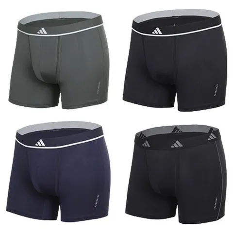 아디다스 남성용 뉴 에어라인 메쉬 드로즈 팬티 4종 세트