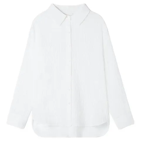 로엠 여성용 백리본 긴팔 셔츠