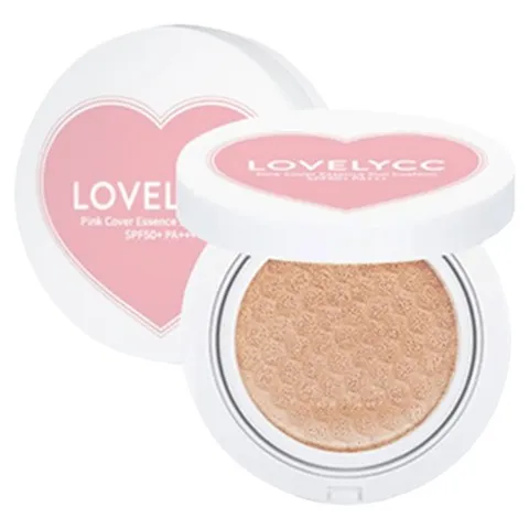 러블리씨씨 핑크 커버 에센스 선쿠션 SPF50+ PA+++ C19, 15g, 1개, 19호
