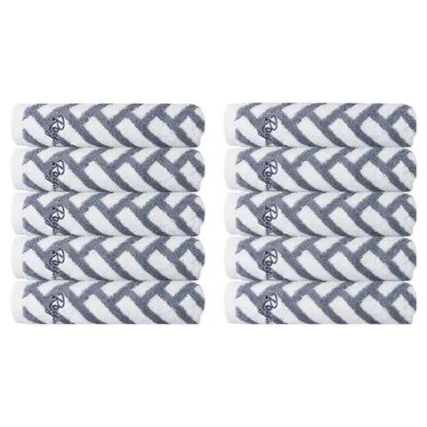 로얄베르겐 프리미엄 뱀부 헤링본 페이스타올 180g 뱀부사, 헤링본 그레이, 10개