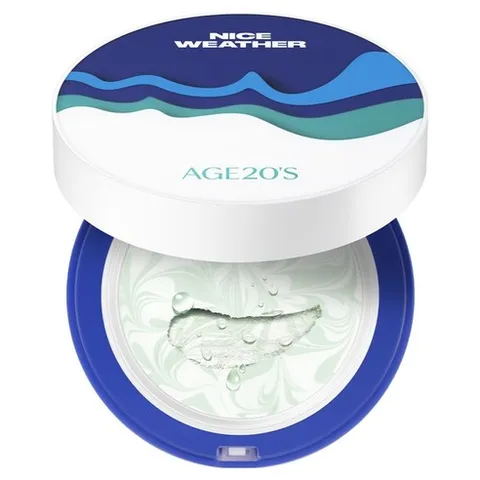 에이지투웨니스 카밍 롱프로텍션 나이스웨더 선 에센스 팩트 SPF50+ PA++++, 톤업, 12.5g, 1개