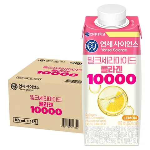 연세유업 밀크세라마이드 콜라겐 10000, 16개, 165ml