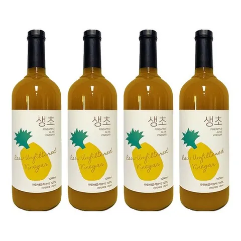 생생초 생초 파인애플 음용식초, 1L, 4개