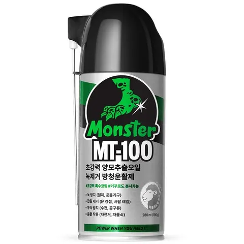 몬스터겔 초강력 녹제거 금속 방청윤활제 280ml MT-100, 1개