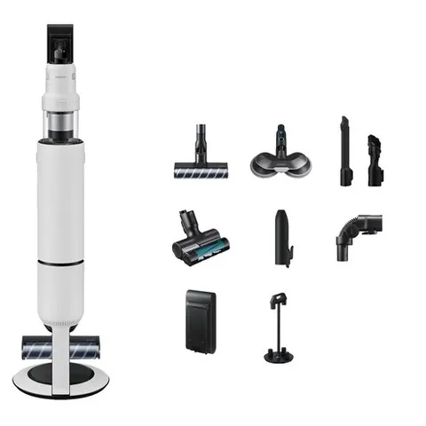 삼성전자 Bespoke 제트 AI 청소기 400W 침구브러시 패키지 고객직접설치, 새틴 그레이지, VS90F40CRG