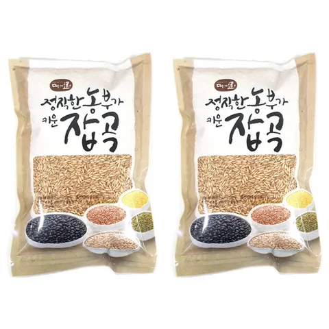 진도장모와서울큰사위 대양 귀리쌀, 1kg, 2개