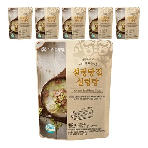 한촌 설렁탕집 설렁탕, 500g, 6개