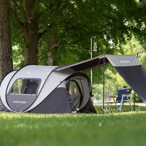 패스트캠프 오페라 스위트 원터치 팝업 텐트 + 착탈 익스텐션 세트, 라이트그레이, 4~5인용