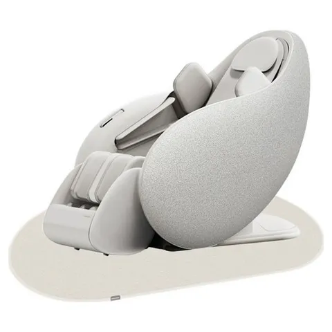 세라젬 파우제 M8 Fit 안마의자 + 러그 세트 방문설치, CGM EMCG-2404, 오트밀베이지