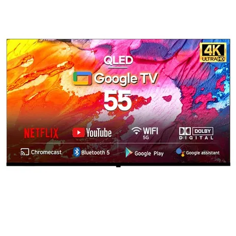 [10% 환급가전] 시티브 4K UHD 구글 스마트 QLED HDR TV, 138cm(55인치), Z5501GSMTQ PRO, 벽걸이형, 방문설치