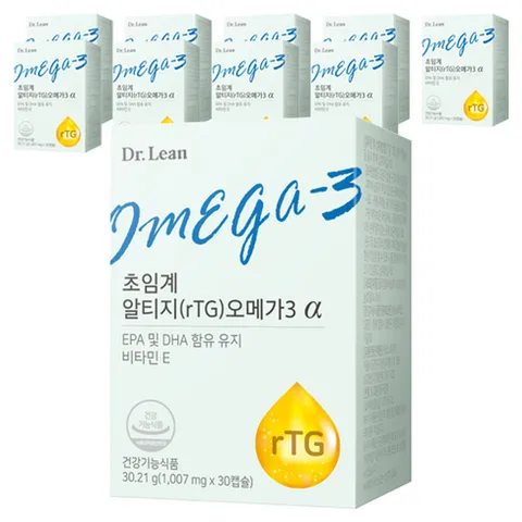 닥터린정품초임계알티지오메가3알파, 30정, 10개