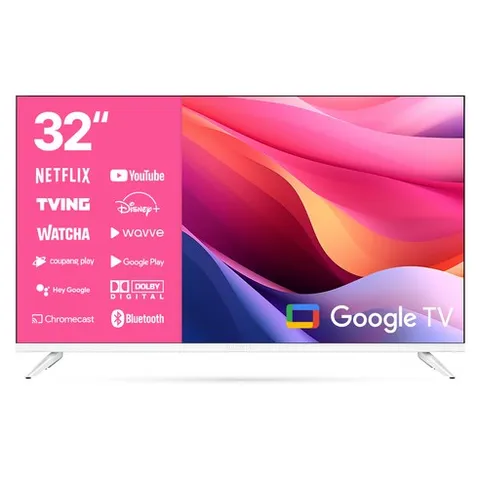 [10% 환급가전] 와이드뷰 HD 구글 스마트 TV, 81cm(32인치), GTWV320HD11, 스탠드형, 고객직접설치