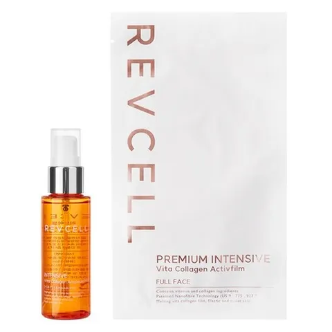 리브이셀 프리미엄 인텐시브 비타 콜라겐 풀페이스 액티브 필름 10p + 미스트 55ml 세트, 1세트