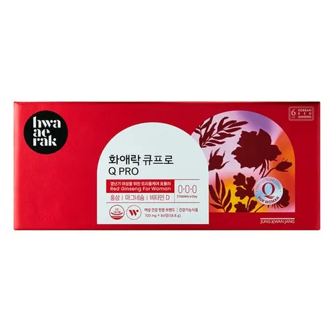 정관장 화애락 큐프로 28일분 58.8g, 84정, 1개