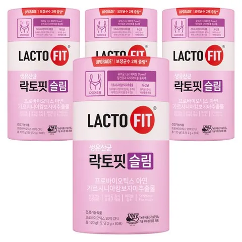 락토핏 슬림 유산균, 120g, 4개