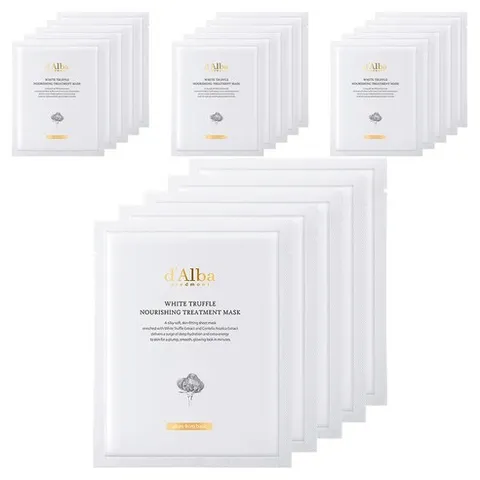 [비건뷰티] 달바 화이트 트러플 너리싱 트리트먼트 마스크 25ml, 1개입, 20개