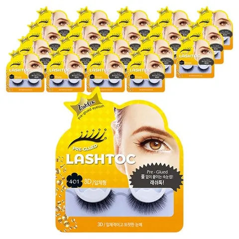 래쉬톡 원터치 속눈썹, 3D 입체형, 20개