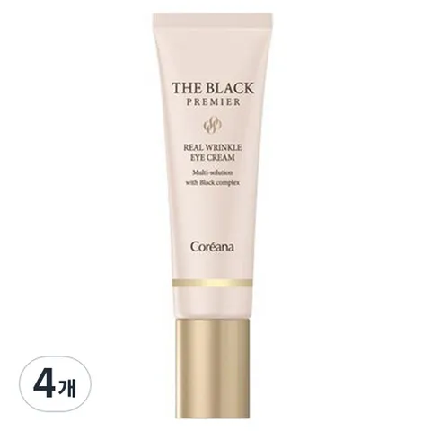 코리아나 더 블랙 프리미어 아이크림, 30ml, 4개