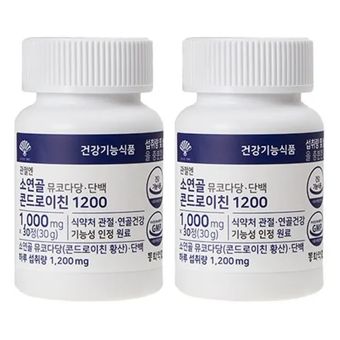 동화약품 관절엔 소연골 뮤코다당 단백 콘드로이친 1200, 30정, 2개