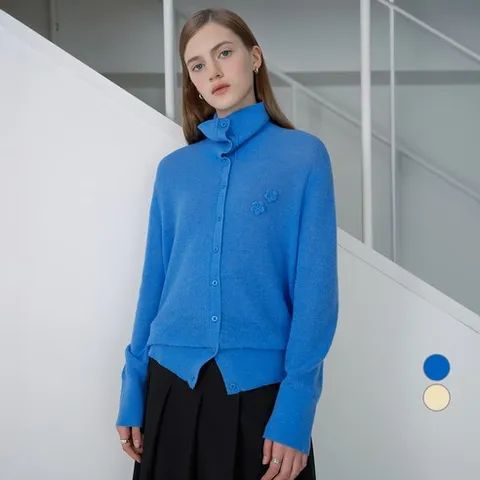 쥬시쥬디 여성용 카라 니트 가디건 JZKT621F