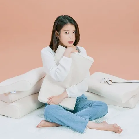 슬립앤슬립 리얼오가닉 메모리폼 경추 베개, 베이지, 1개