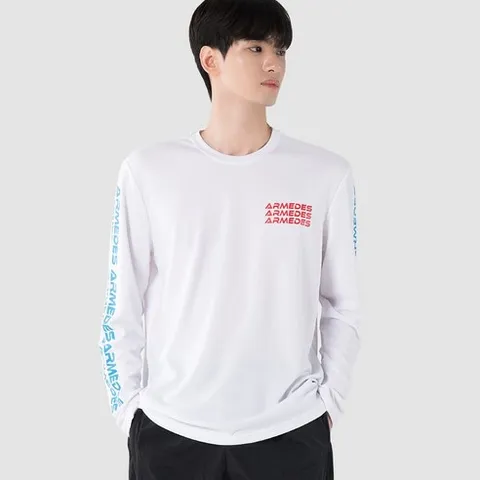 아르메데스 아트 그래픽 쿨링 기능성 냉감 통기성 긴팔 티셔츠 AR-814