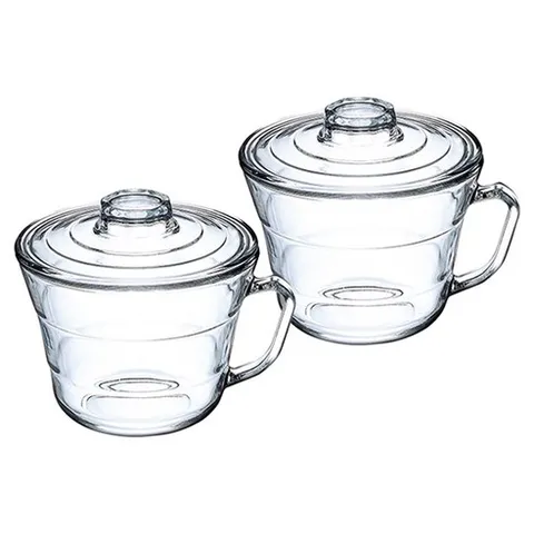 글라스락렌지쿡계란찜 용기 705ml, 투명, 2개