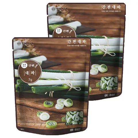 자연한알 간편양념 간편대파, 7g, 2개