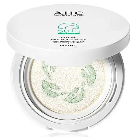 AHC 세이프온 마일드 선쿠션 SPF50+ PA++++, 25g, 1개