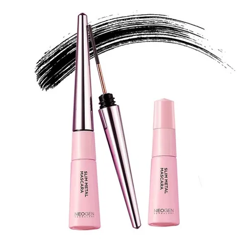 네오젠더마로지 슬림 메탈 마스카라 본품 6ml + 리필 6ml 기획세트, 블랙, 1개